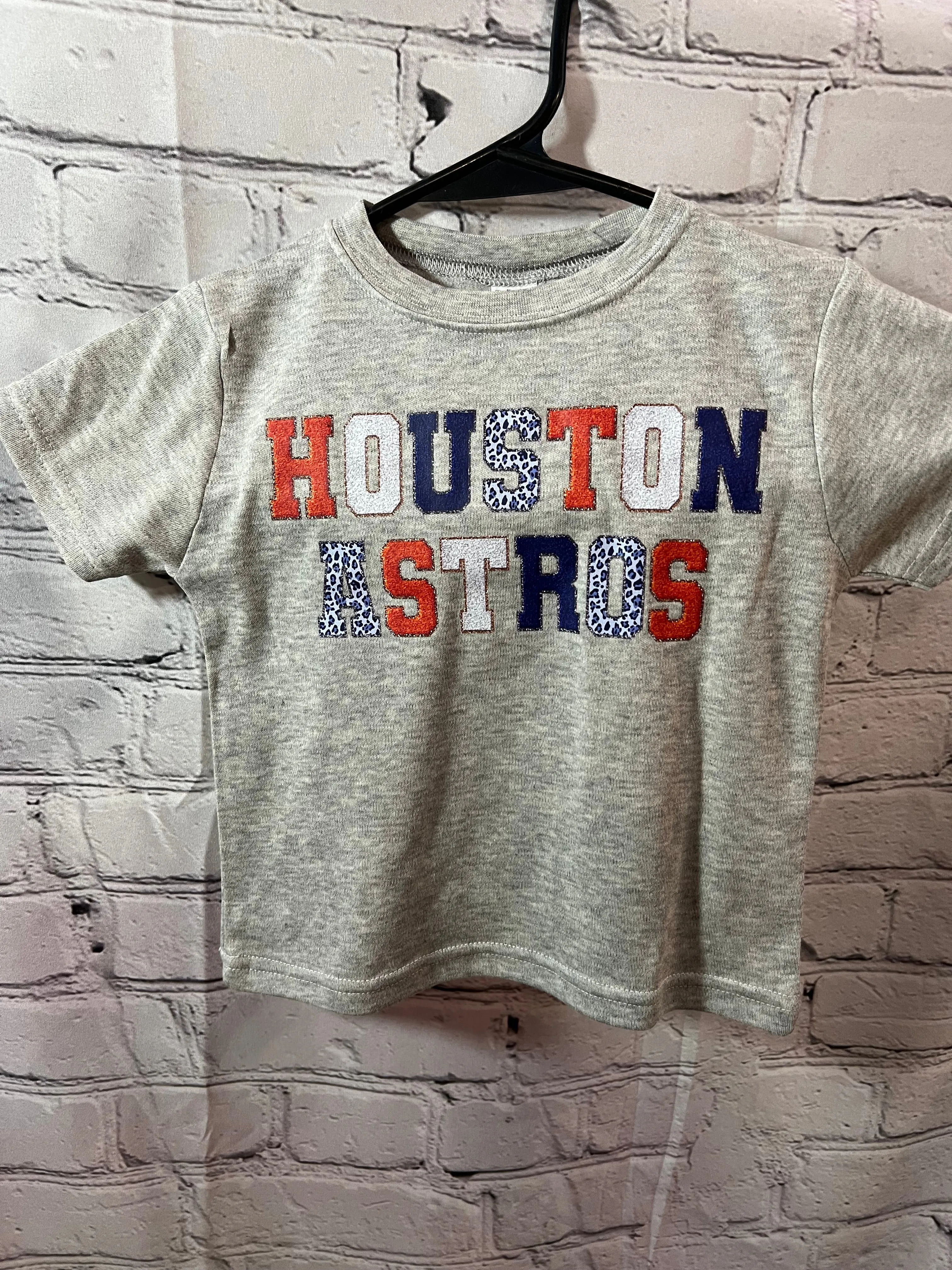 6-12 M RTS Houston Baseball Gray Tee