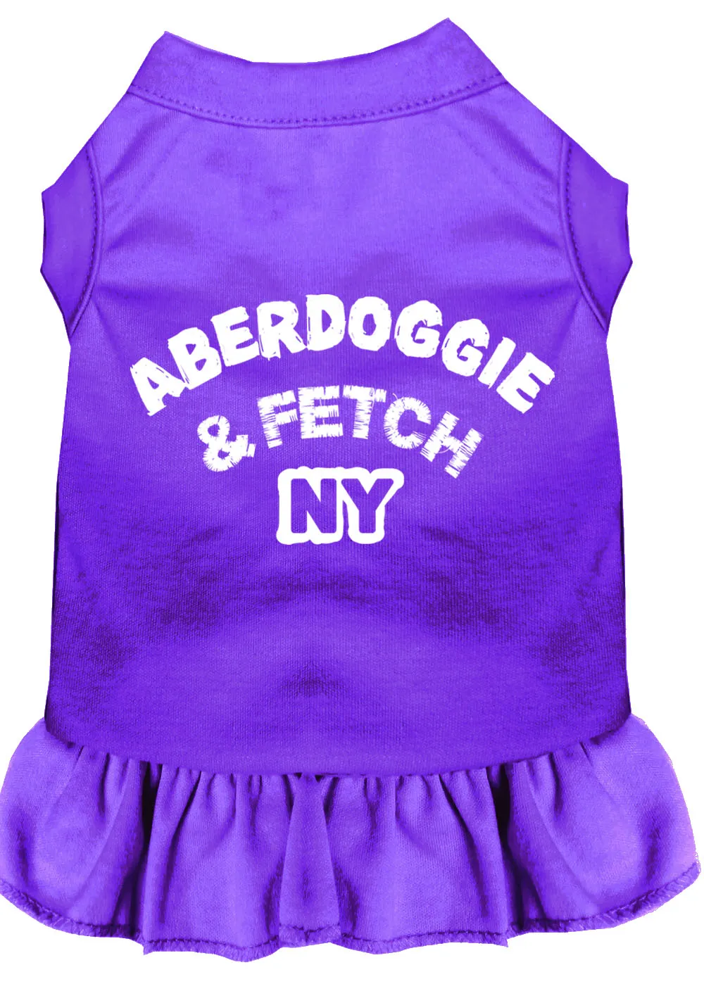 Aberdoggie Ny Screen Print Dress Purple Xl