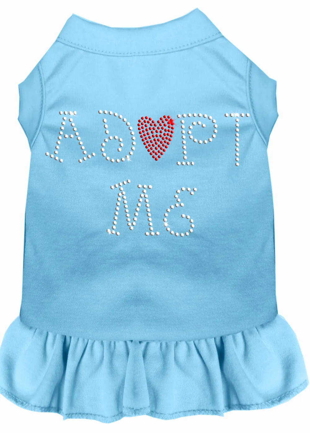 Adopt Me Rhinestone Dress Baby Blue Xl