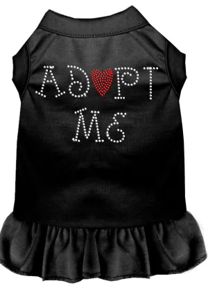 Adopt Me Rhinestone Dress Black Xxl
