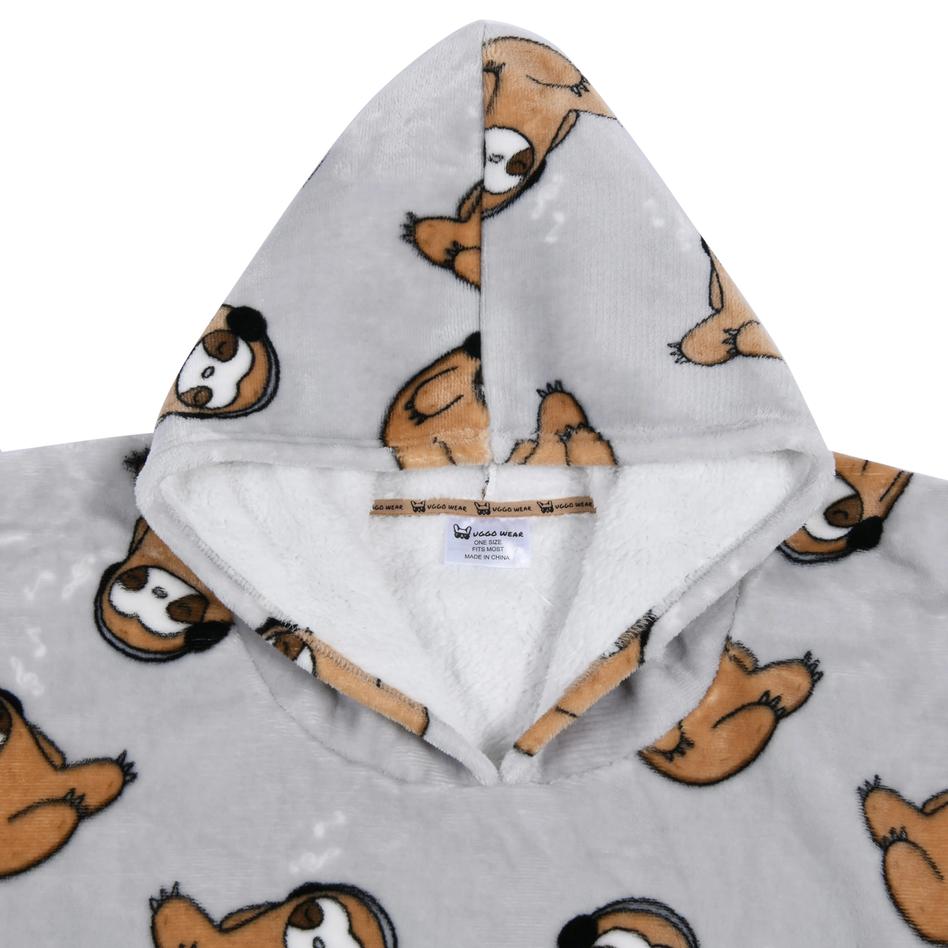 Adult Giant Hoodie Slothify Grey