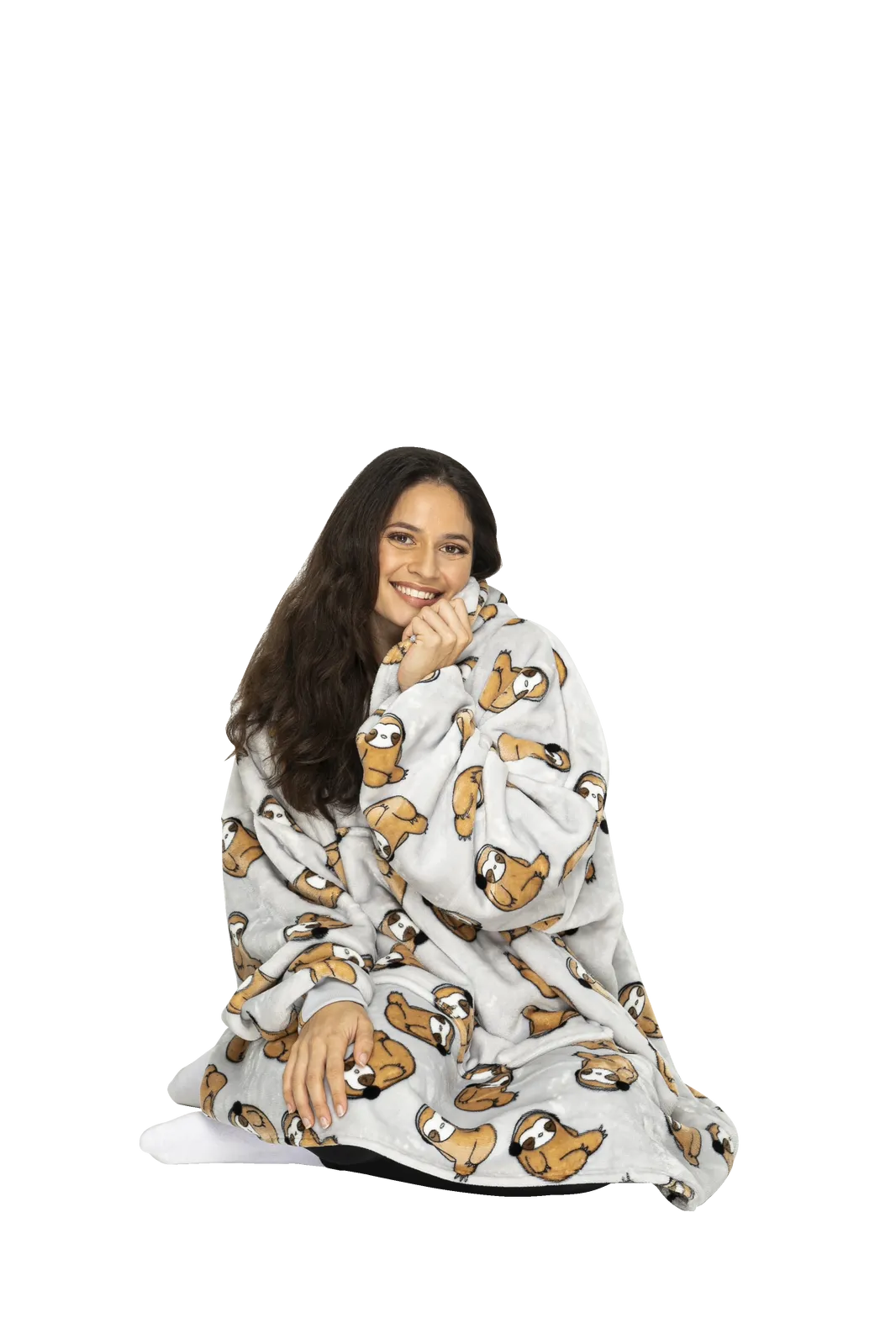 Adult Giant Hoodie Slothify Grey