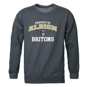 Albion College Britons Property Fleece Crewneck Pullover Sweatshirt