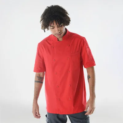 Ambition Short Sleeve Chef Coat Jackets  CW4413