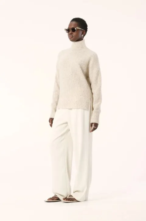Asta Knit White Marle