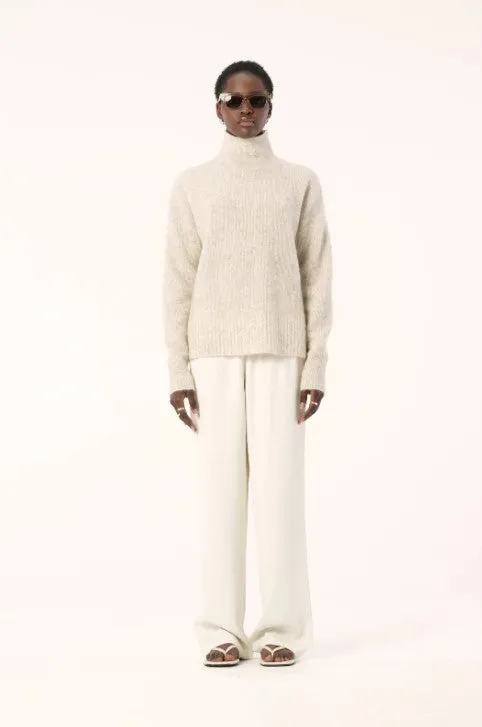 Asta Knit White Marle