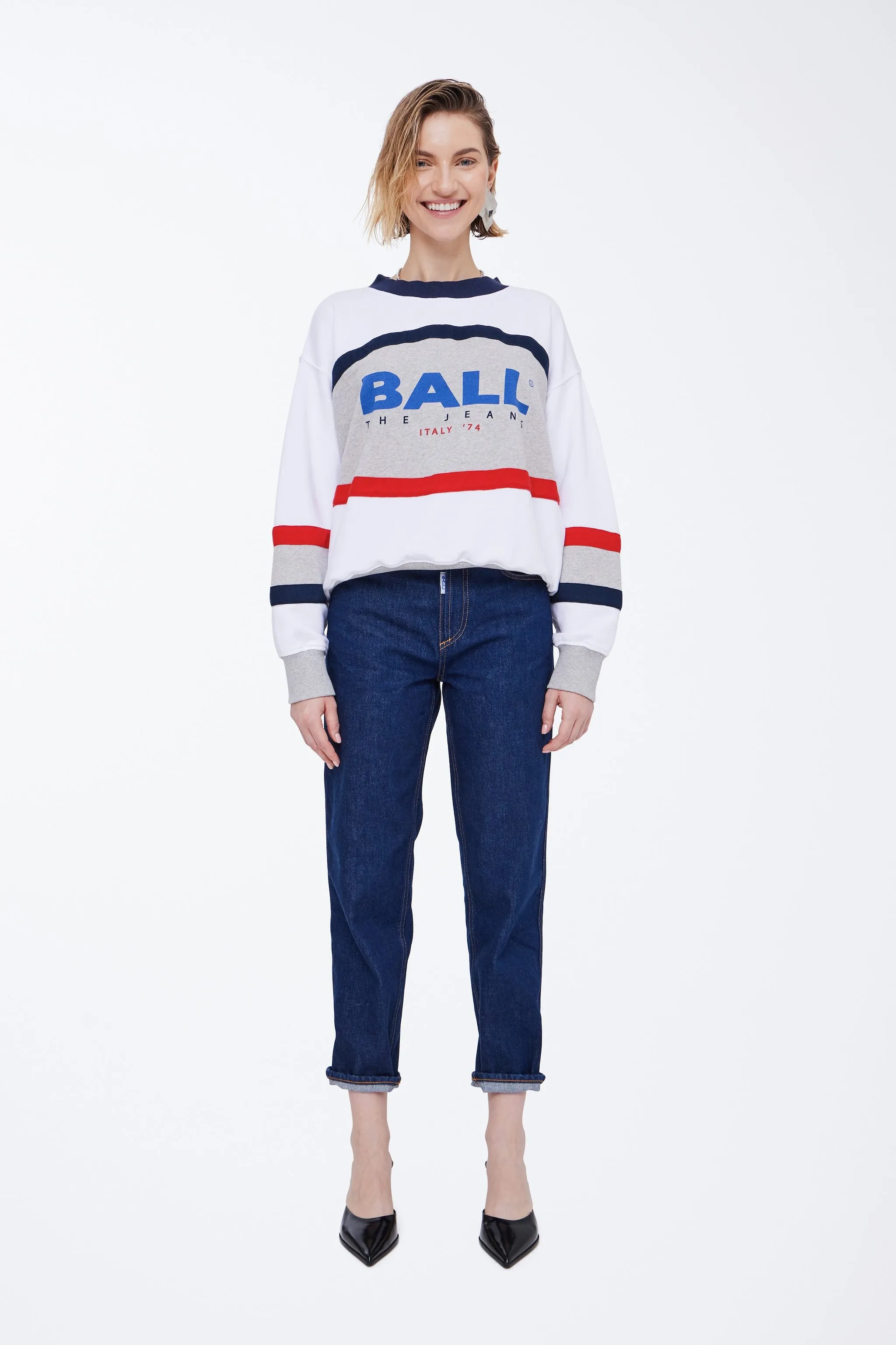 BALUCA SWEAT - MEDIUM GREY MELANGE