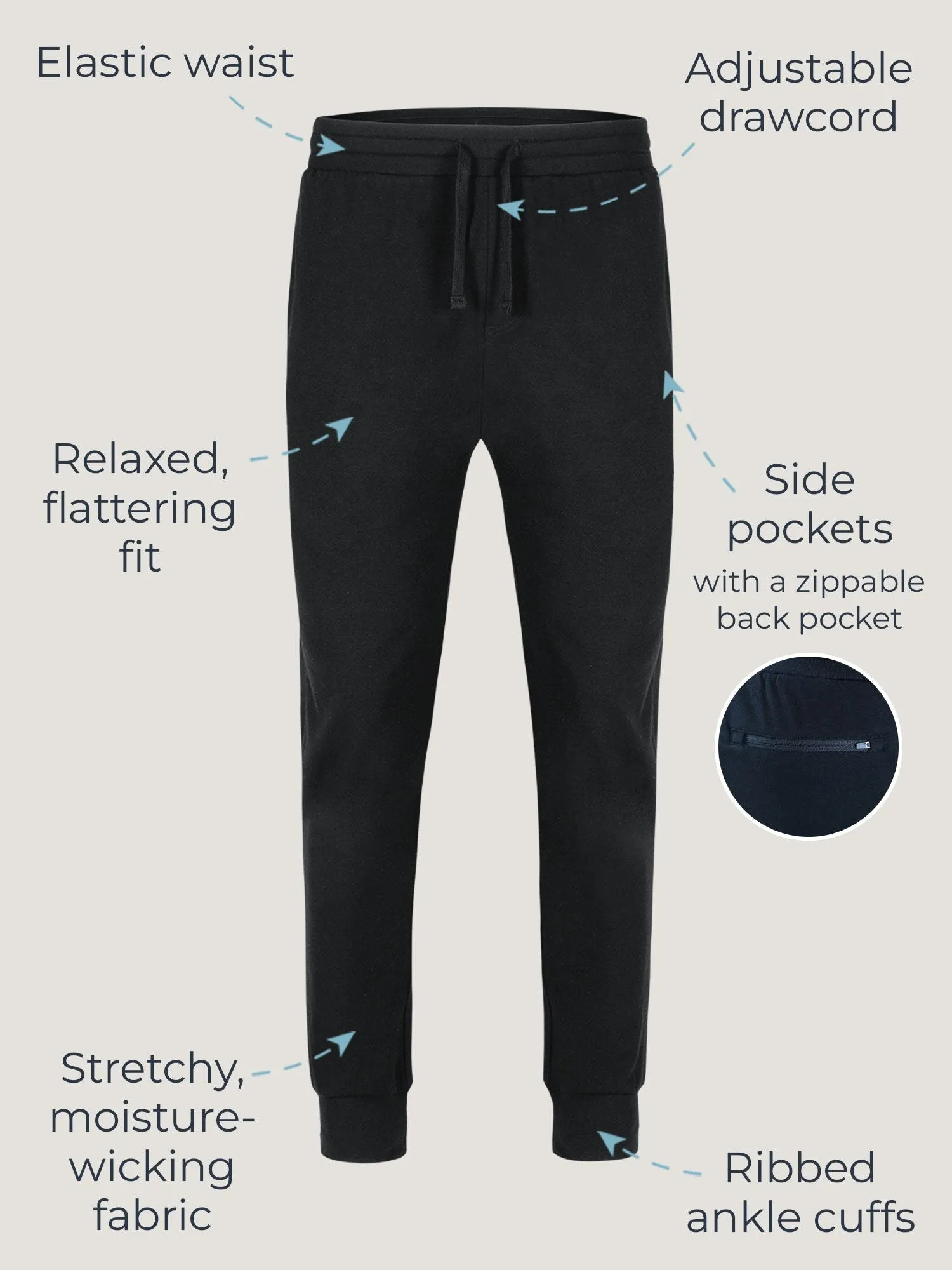 Black   Charcoal Day Off Jogger 2-Pack FINAL SALE