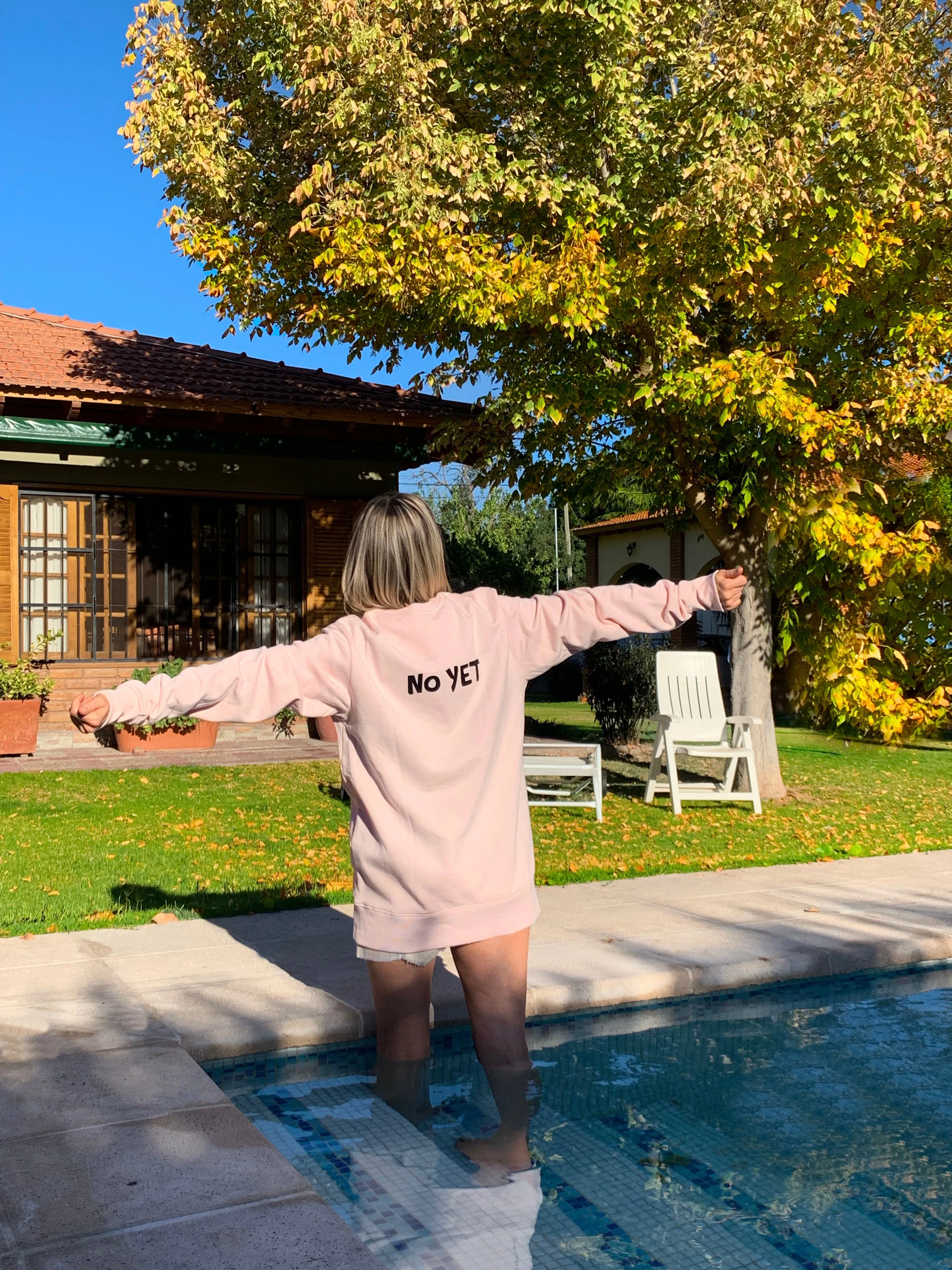 Born Sweatshirt Light Pink