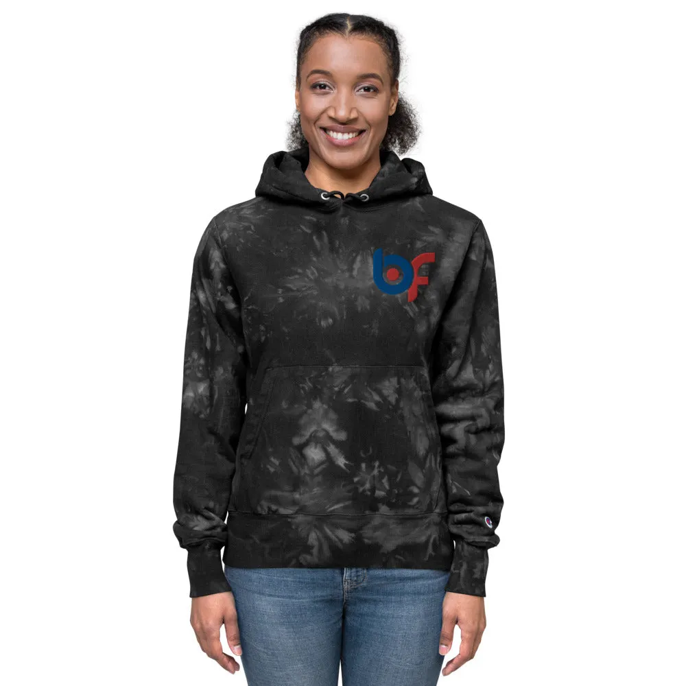 Brick Forces Unisex Champion tie-dye hoodie