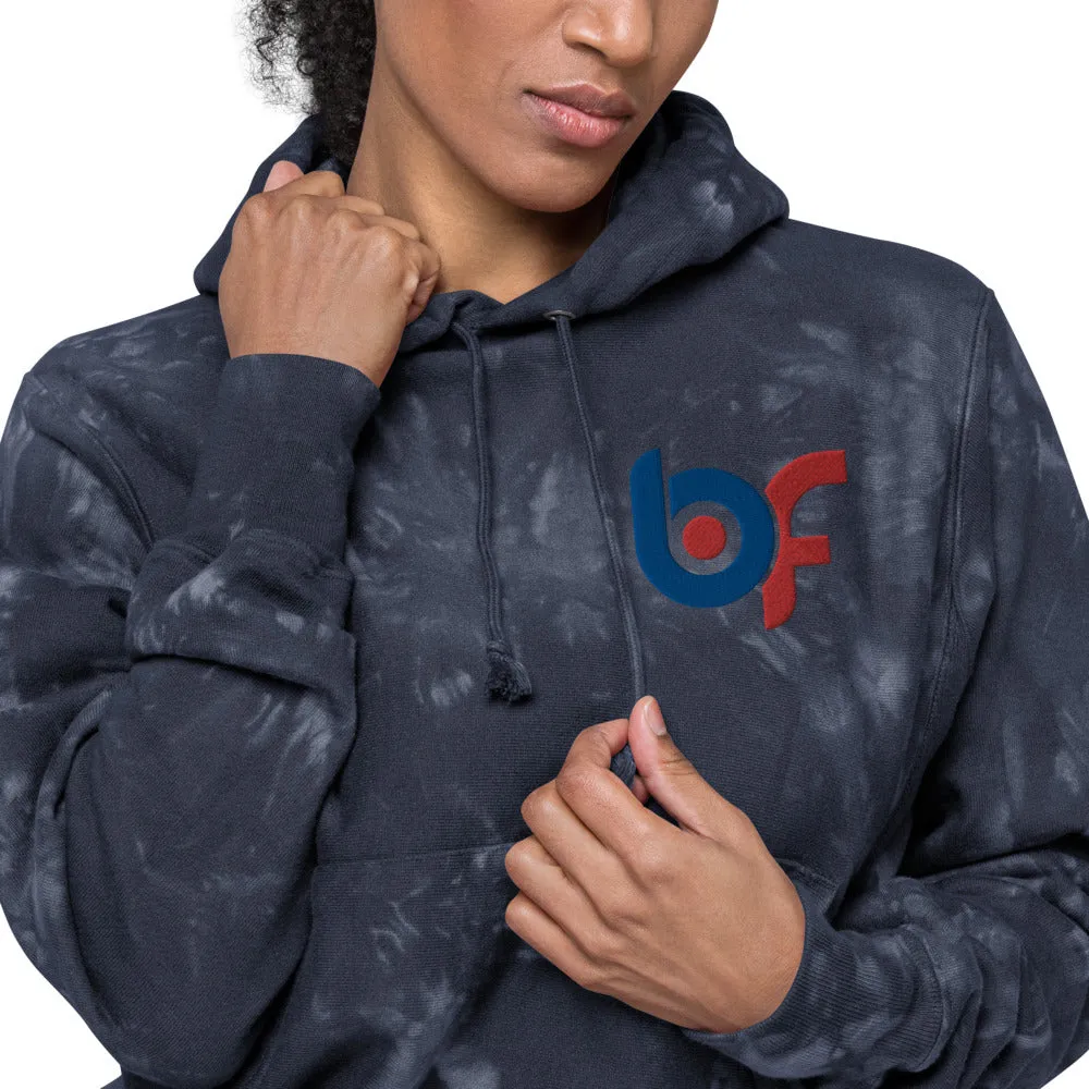 Brick Forces Unisex Champion tie-dye hoodie