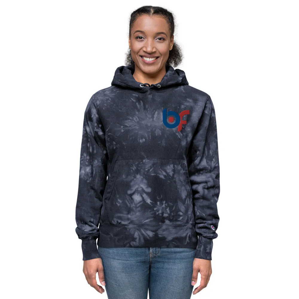 Brick Forces Unisex Champion tie-dye hoodie