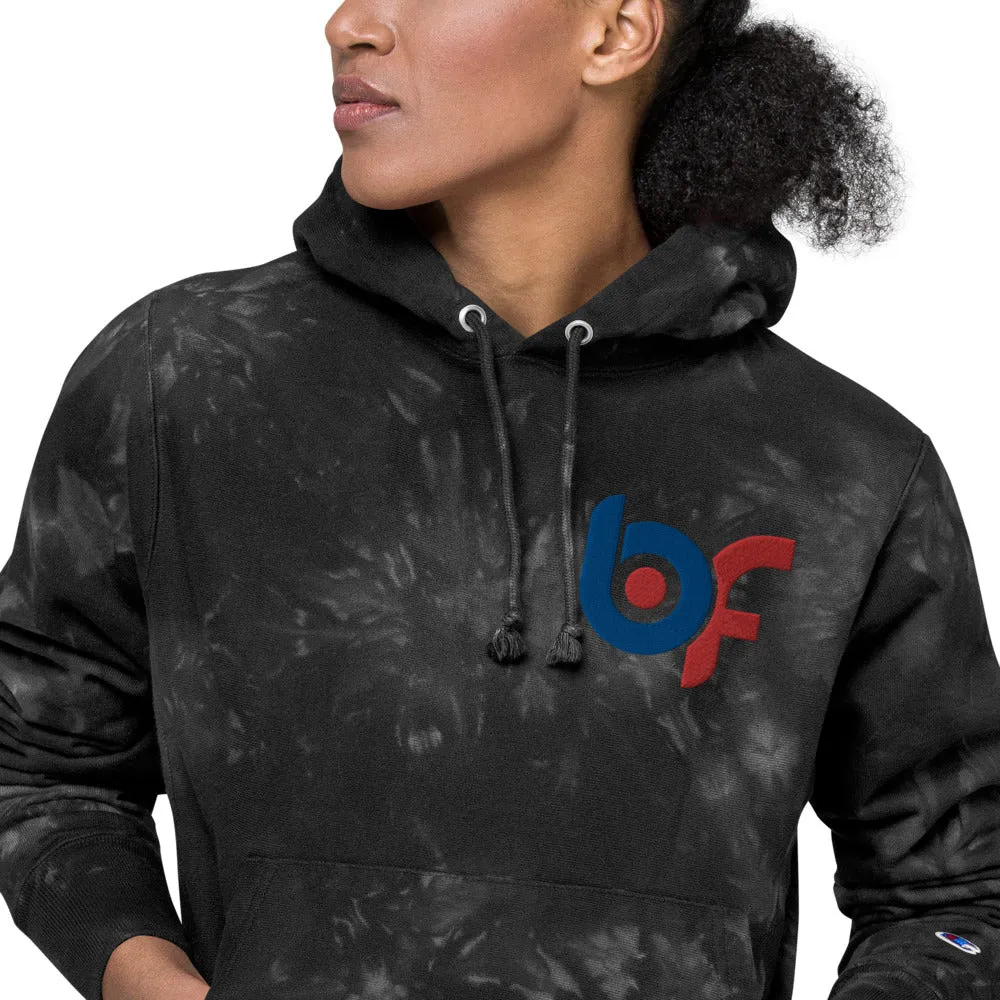 Brick Forces Unisex Champion tie-dye hoodie