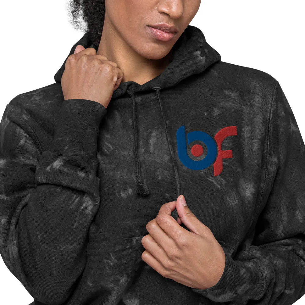 Brick Forces Unisex Champion tie-dye hoodie