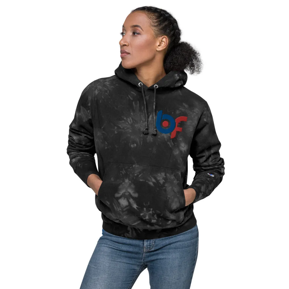 Brick Forces Unisex Champion tie-dye hoodie
