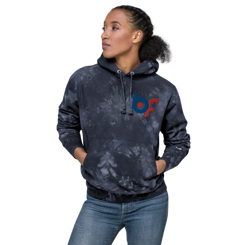 Brick Forces Unisex Champion tie-dye hoodie