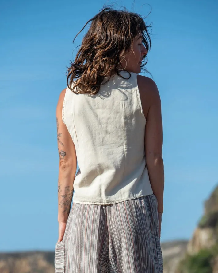 Button Down Kurta Vest
