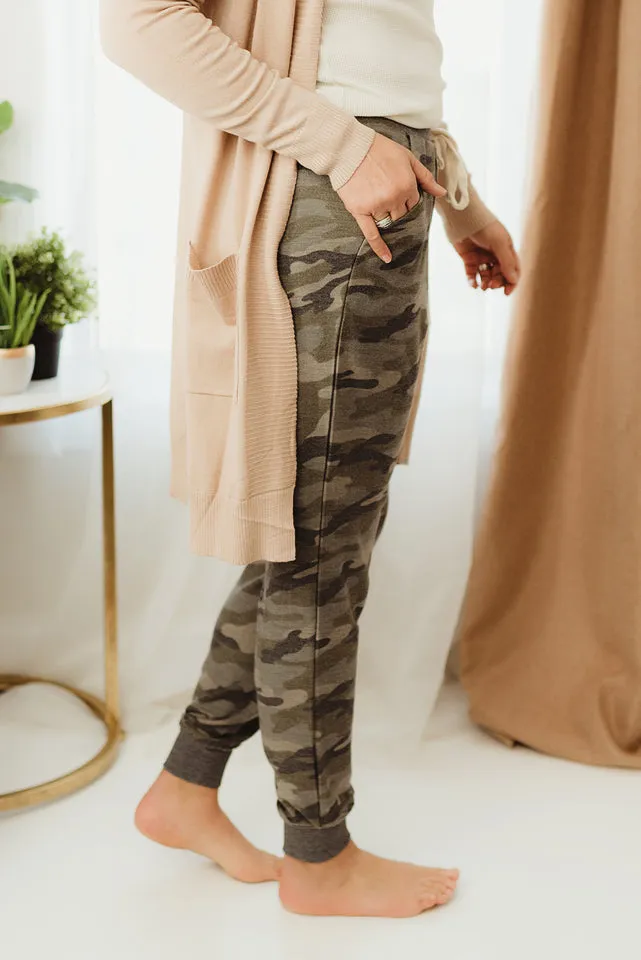 Camo Drawstring Pants