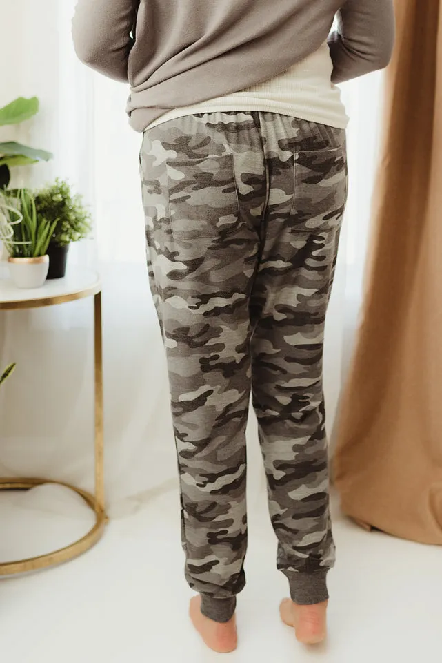 Camo Drawstring Pants