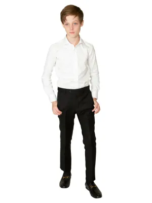 Cardeliano Boy's Wool Pants - Black