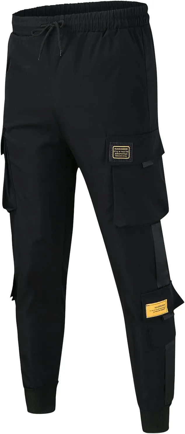 Cargo Pants for Men Big and Tall Fashion Loose Handsome Pocketjeans Pants Tooling Camouflage Pants Men's Heavyweight