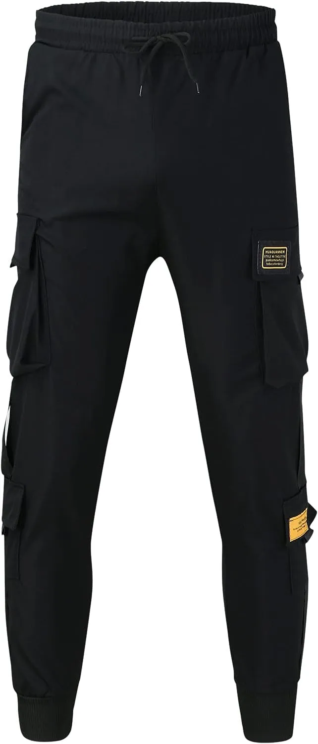 Cargo Pants for Men Big and Tall Fashion Loose Handsome Pocketjeans Pants Tooling Camouflage Pants Men's Heavyweight