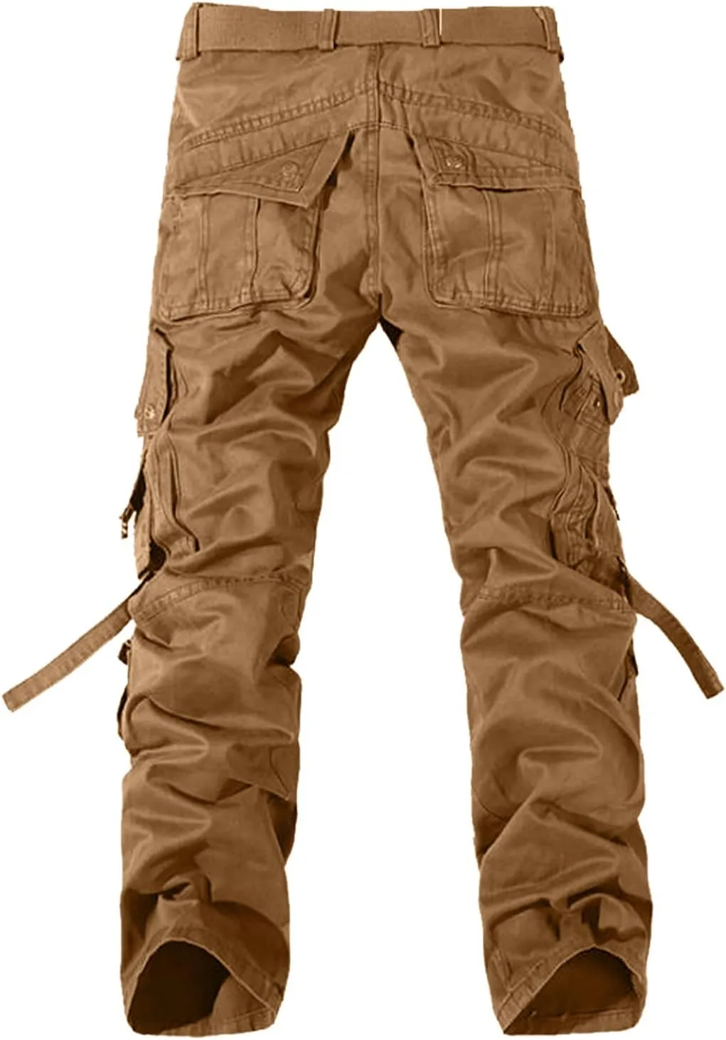Cargo Pants for Men Relaxed Fit Men's Sweatpants Casual Lounge Cotton Yoga Pants Loose Open Bottom Straight Leg Male