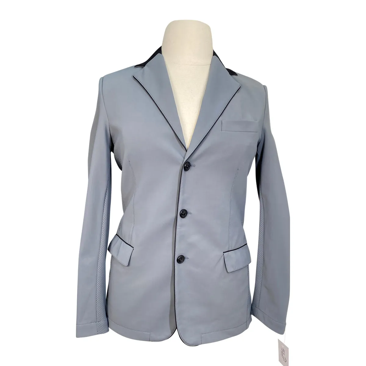 Cavalleria Toscana GP Perforated Competition Jacket in Grey - Women's IT 48 (US 16)