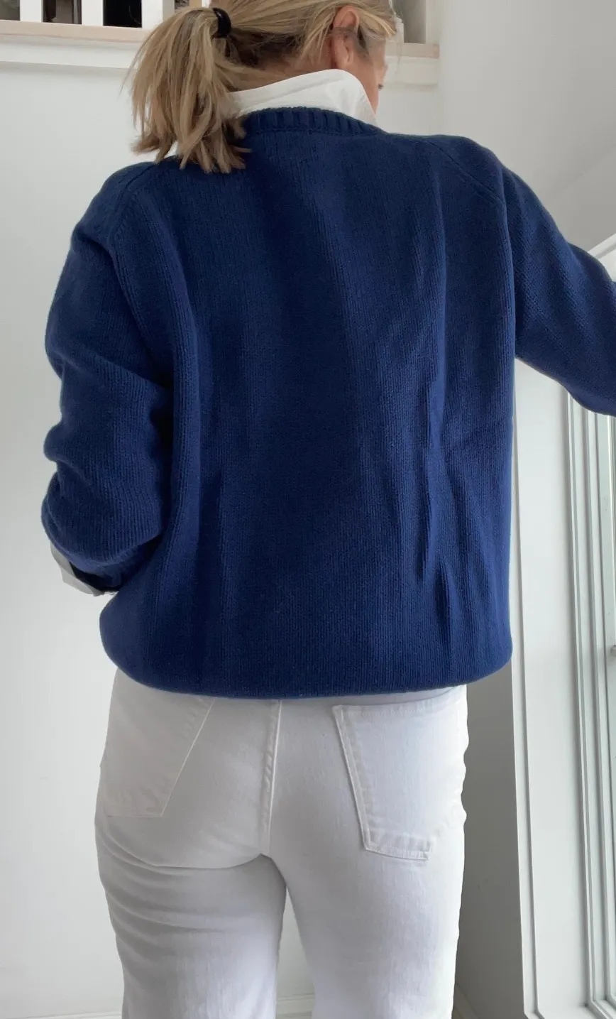 Chunky Campus Lobster Sweater