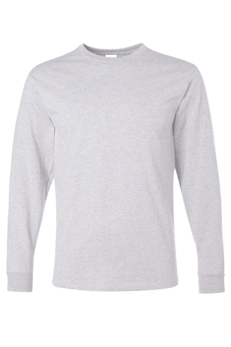 Colorblock Auburn Unisex Dri-Power Long-Sleeve 50/50 Tee