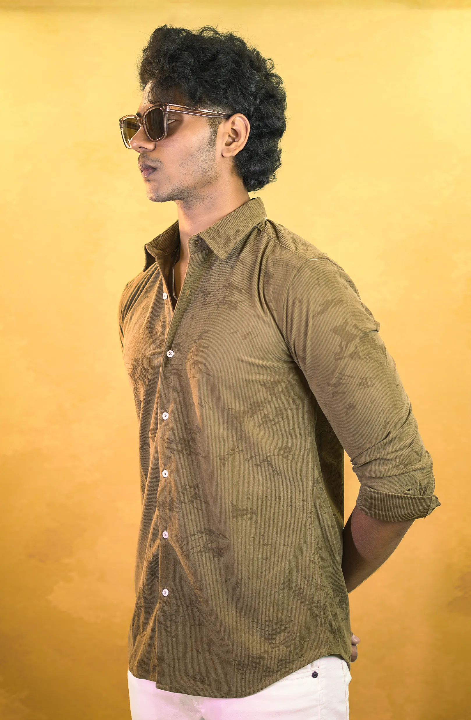 Corduroy Brown Shirt
