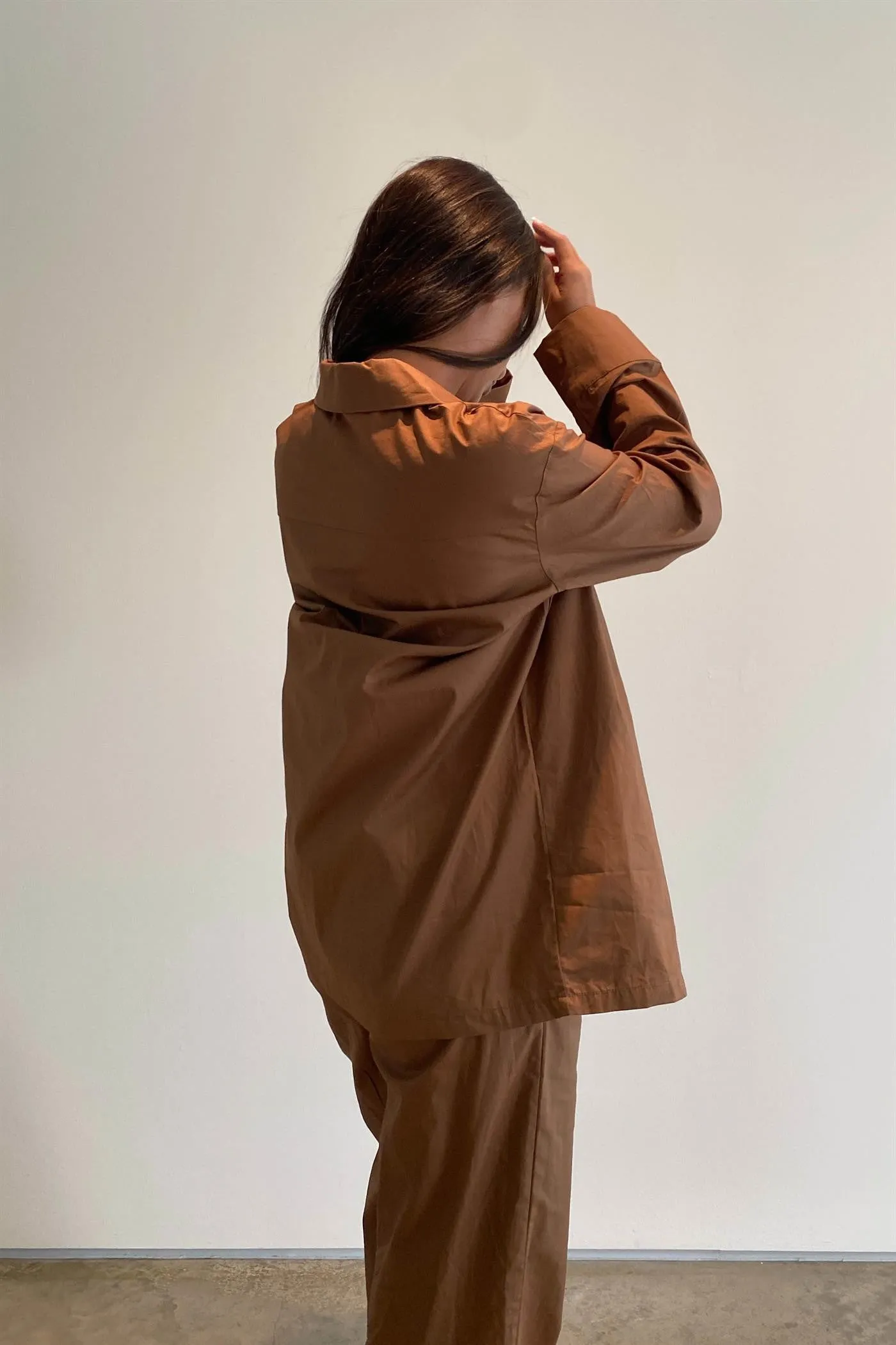 Cotton Button Up Shirt and Elasticated Band Pant
