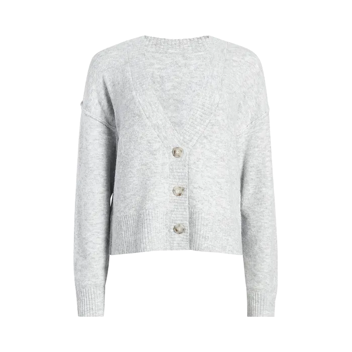Cozy Knit Cardigan | Heather Grey