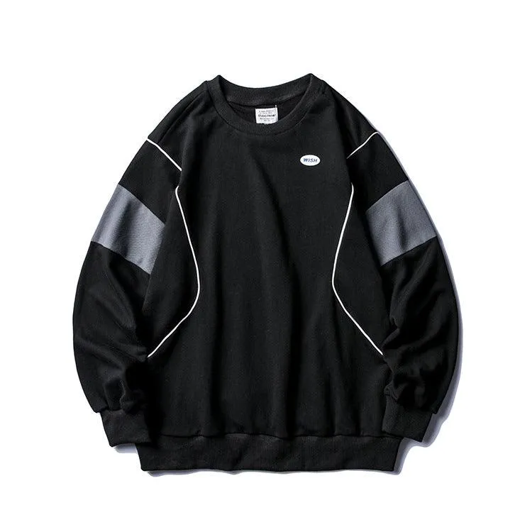 Crew Neck Embroidered Sweatshirt