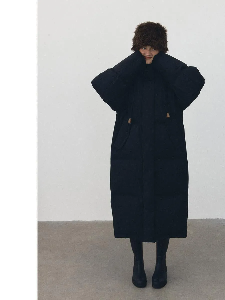 Elegance Hooded Puffer Coat