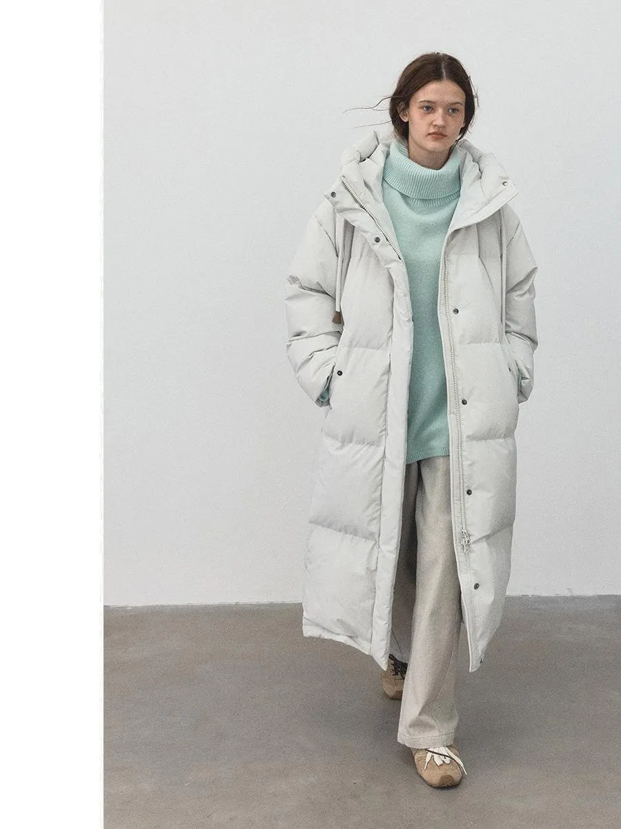 Elegance Hooded Puffer Coat