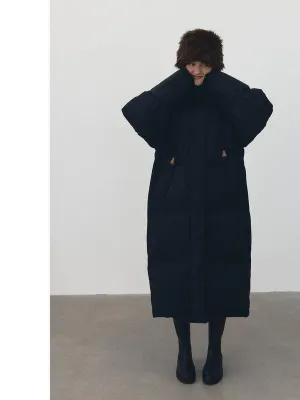 Elegance Hooded Puffer Coat