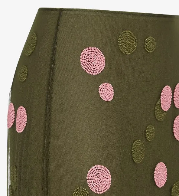 Elegant Green Skirt for Women