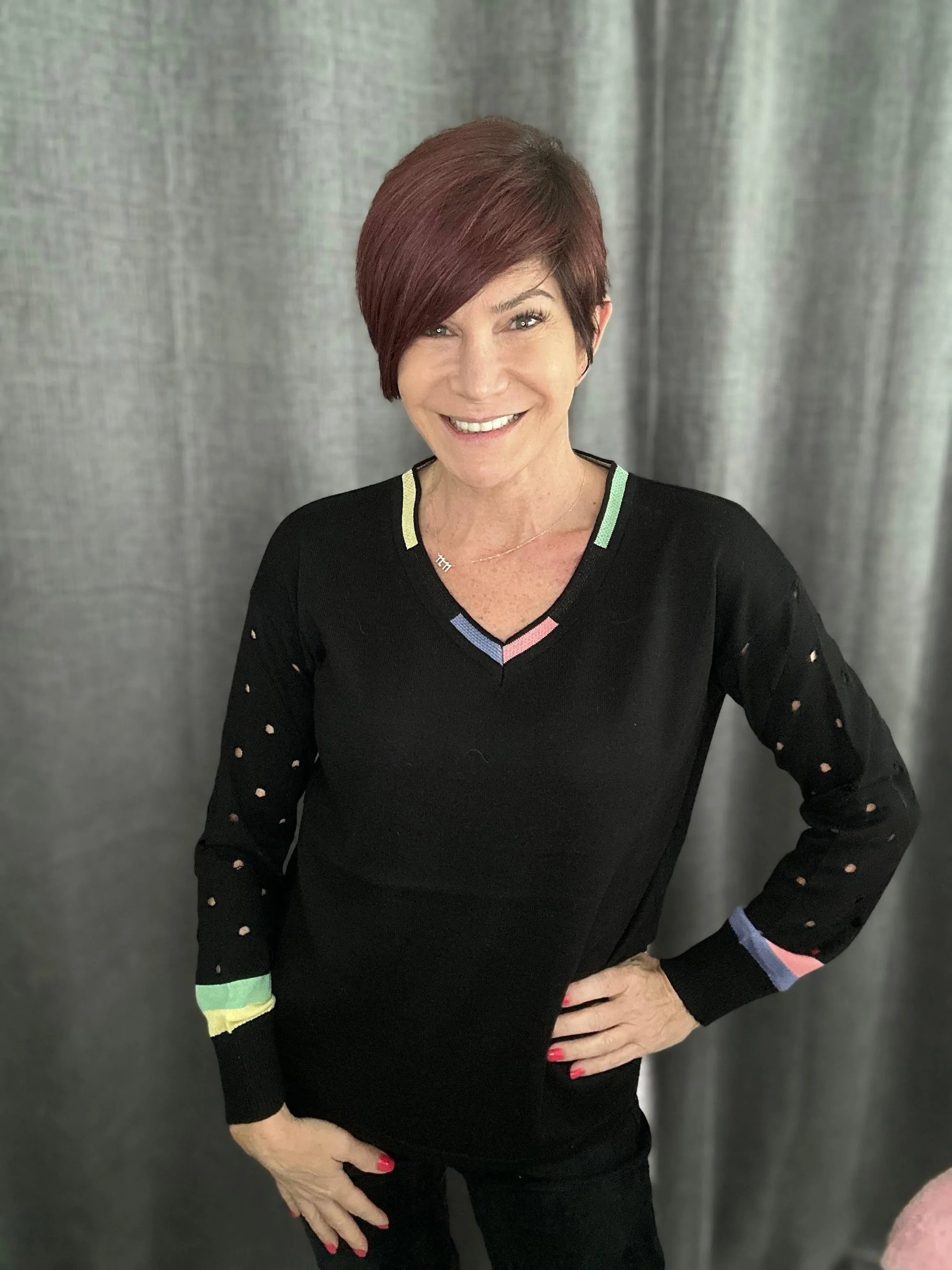 Evening Out V Neck Sweater