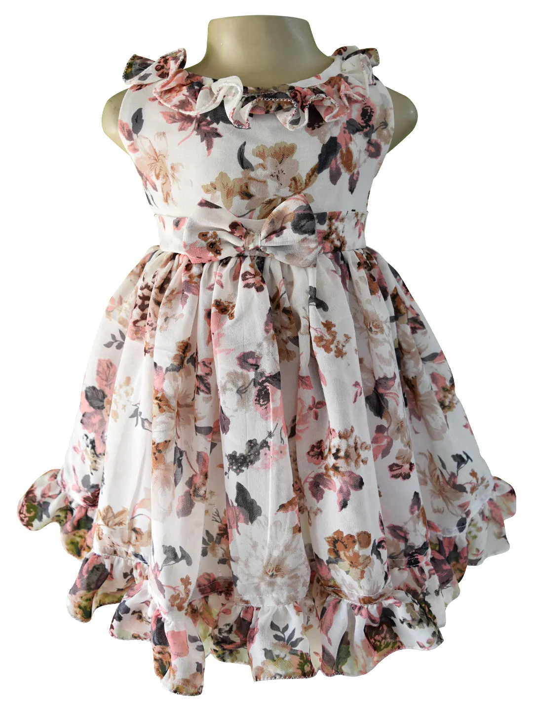 Faye Floral Georgette Dress