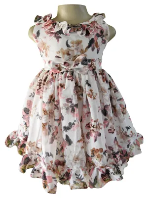 Faye Floral Georgette Dress