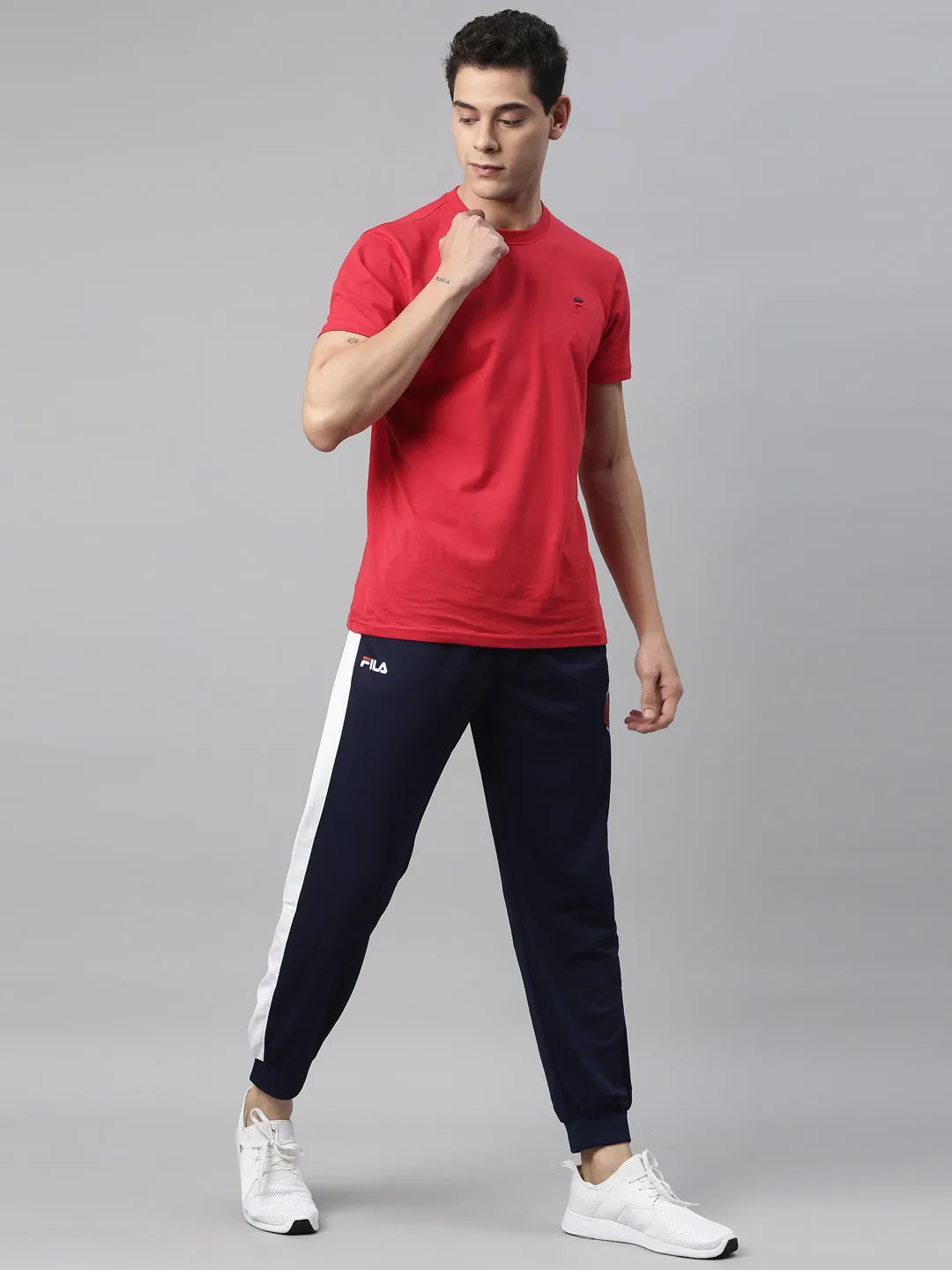 Fila Grey Header BTM Men's Cuffed Jogger