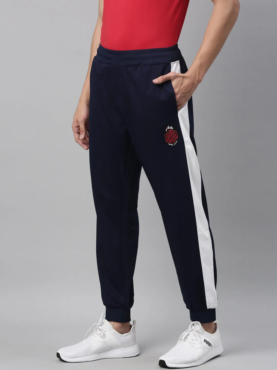 Fila Grey Header BTM Men's Cuffed Jogger