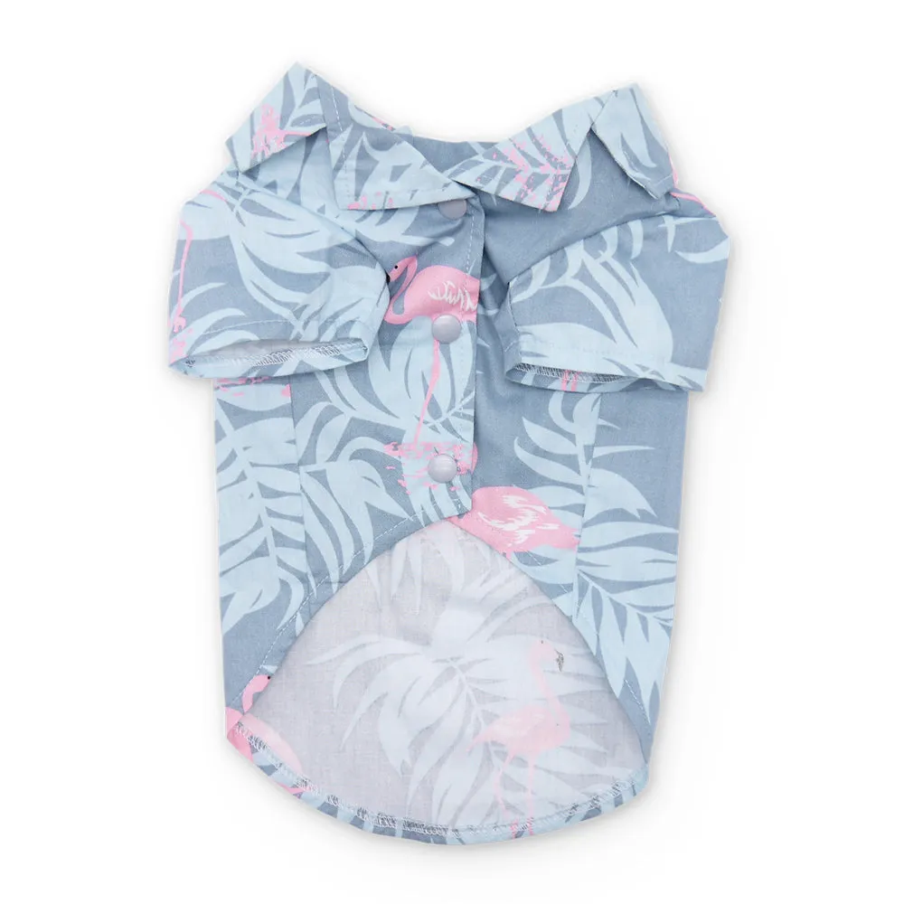 flamingo hawaiian shirt