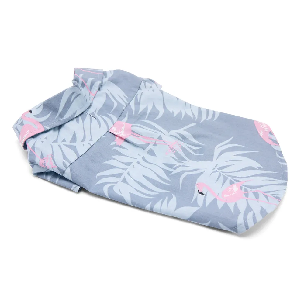 flamingo hawaiian shirt