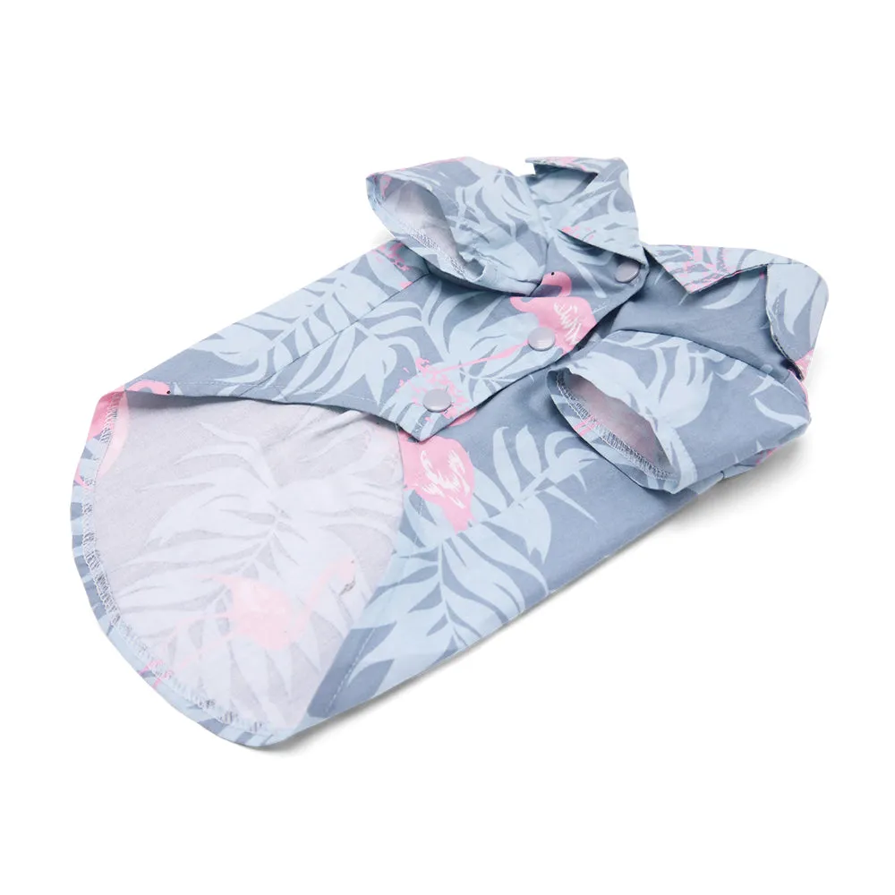 flamingo hawaiian shirt