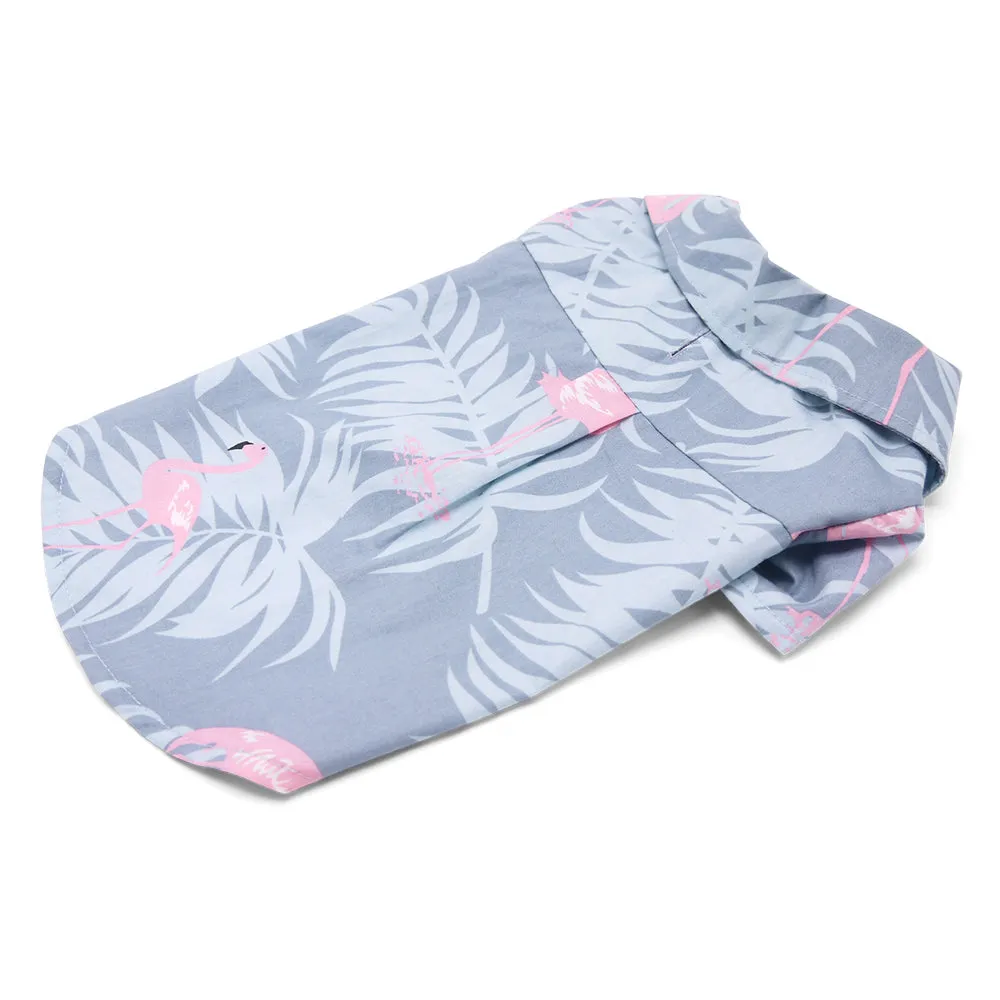 flamingo hawaiian shirt