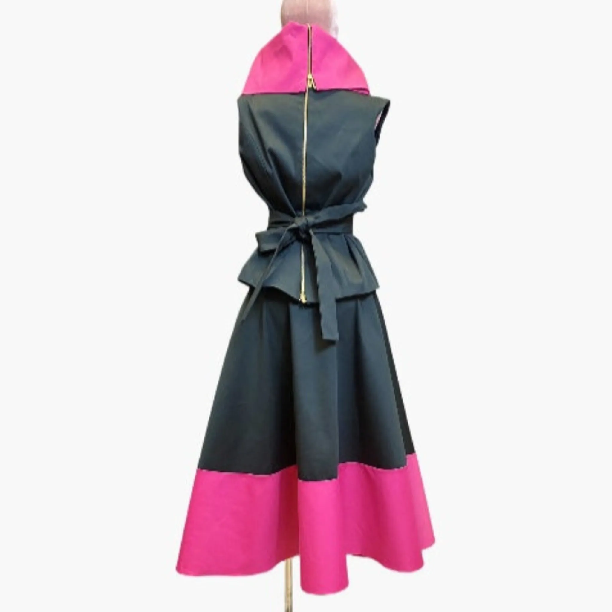 Flare skirt with Matching Top in Fashion Fabric