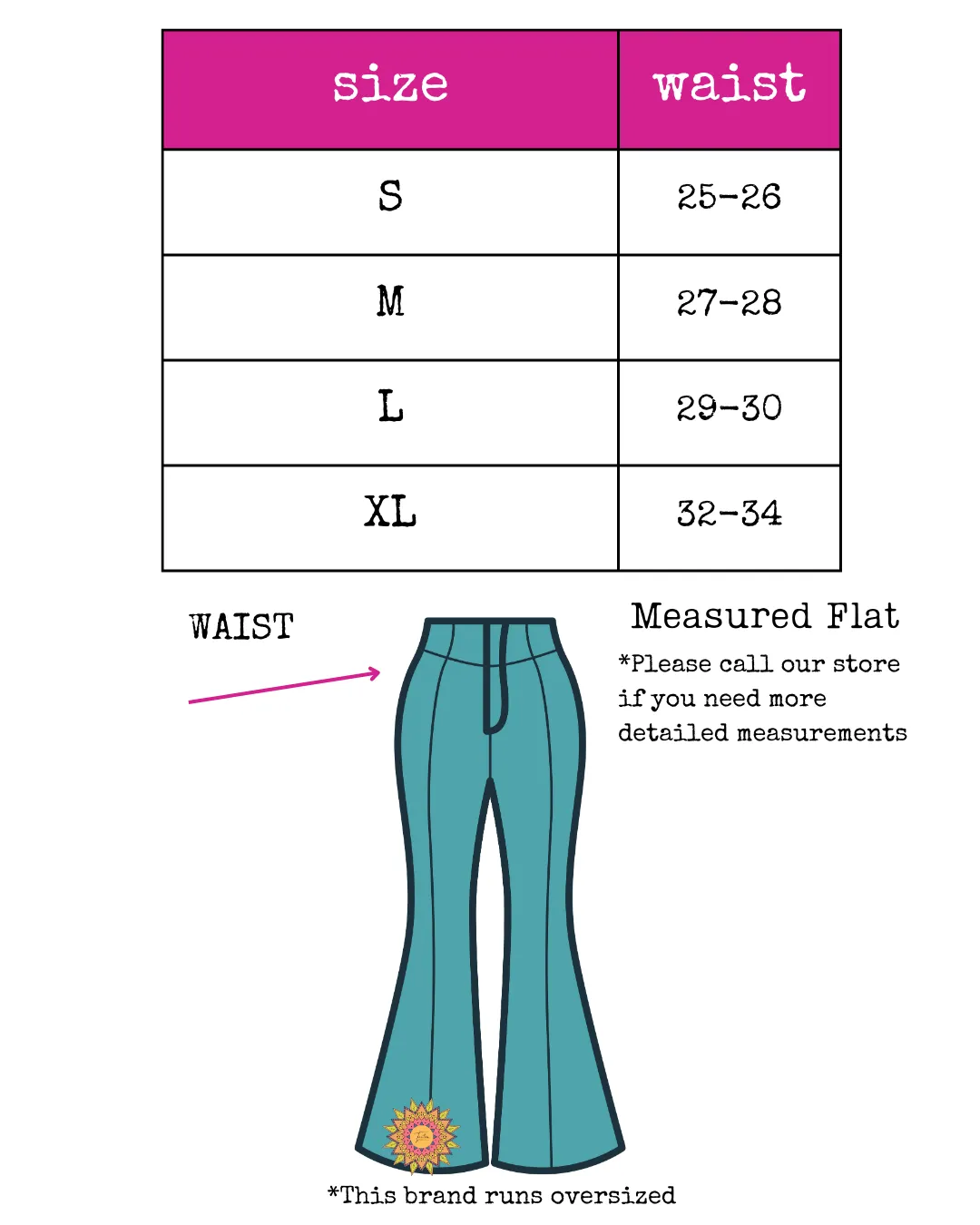 Front Ribbon Floral Pants