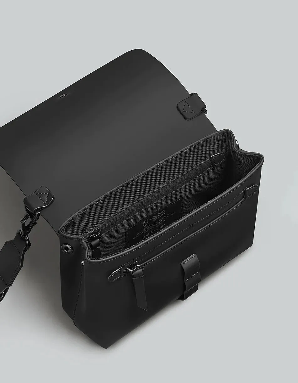 Gaston Luga Black Splsh Crossbody Bag
